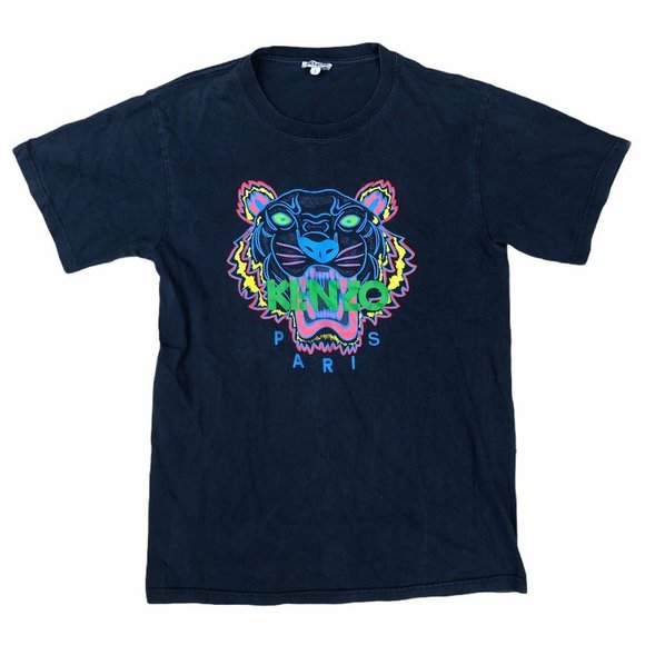 Kenzo Paris Tiger Print T-Shirt Large - Picture 2 of 4